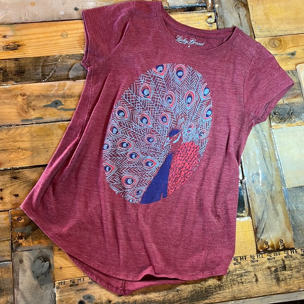 Lucky Brand Peacock Tee